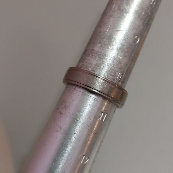 Titanium Men's Ring Size 10.5 Beveled Edge Signed - Picture 4 of 4